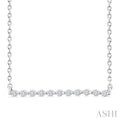 Silver Bar Petite Diamond Fashion Pendant