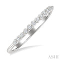 Silver Diamond Fashion Band