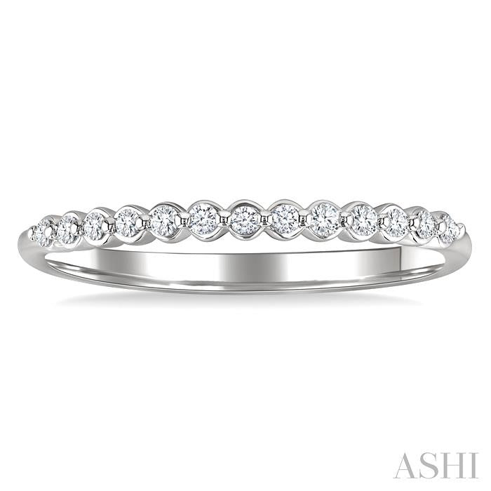 Silver Diamond Fashion Band