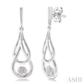 Silver Diamond Fashion Earrings