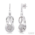 Silver Diamond Fashion Earrings