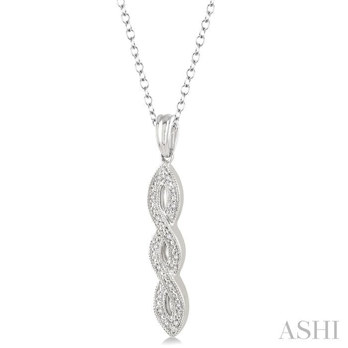 Silver Infinity Diamond Fashion Pendant