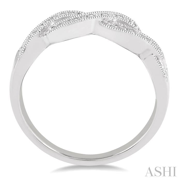 Silver Infinity Diamond Fashion Ring