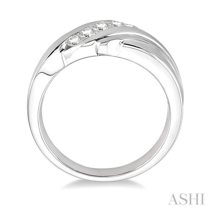 Silver Men's Diamond Ring