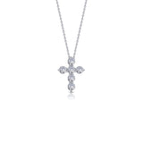 1.02 CTW Cross Pendant Necklace