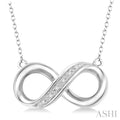Silver Infinity Diamond Fashion Pendant