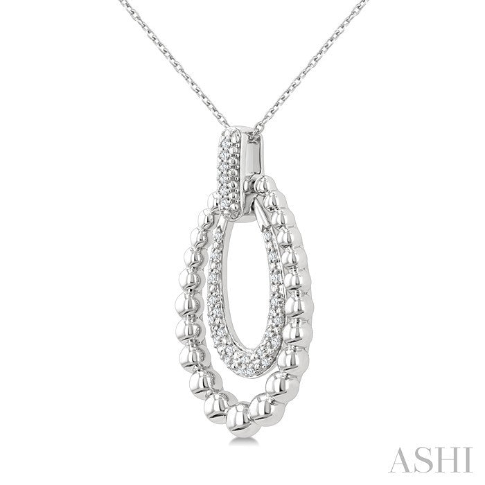Bead Bijoux Silver Bold Diamond Fashion Pendant