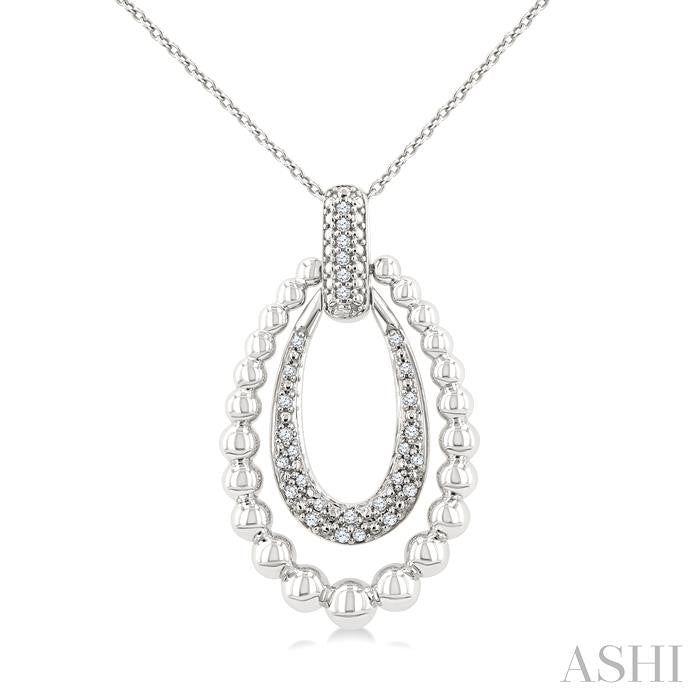 Bead Bijoux Silver Bold Diamond Fashion Pendant