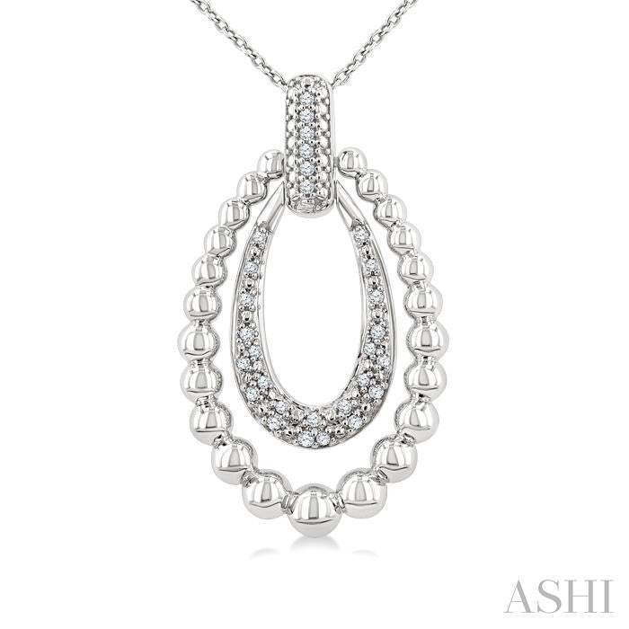 Bead Bijoux Silver Bold Diamond Fashion Pendant