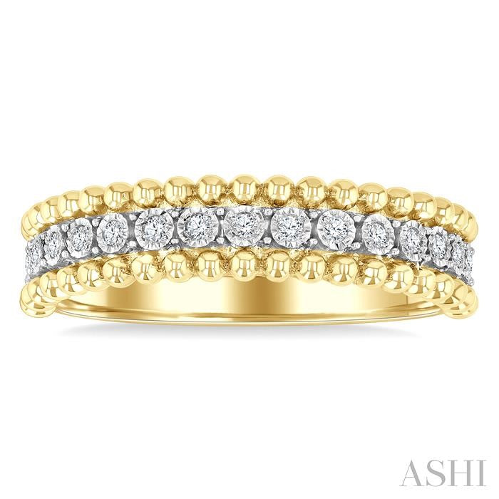 Bead Bijoux Gold Vermeil Bold Diamond Fashion Band