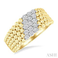 Bead Bijoux Gold Vermeil Bold Diamond Fashion Band