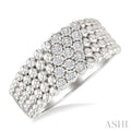 Bead Bijoux Silver Bold Diamond Fashion Ring