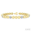 Bead Bijoux Gold Vermeil Bold Diamond Fashion Bracelet
