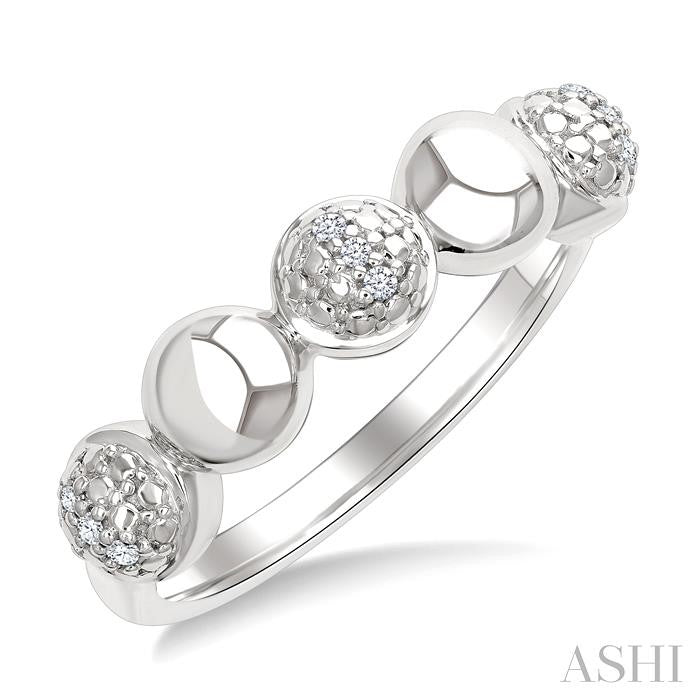 Bead Bijoux Silver Bold Diamond Fashion Ring