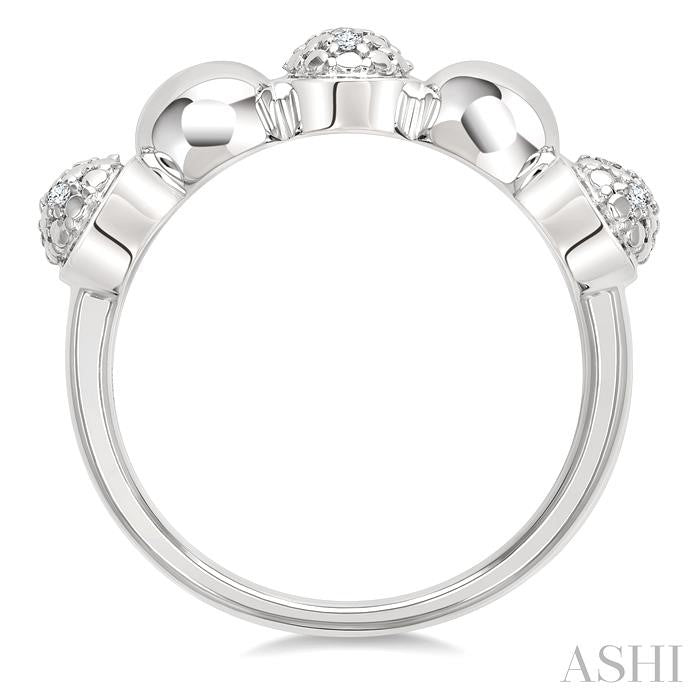 Bead Bijoux Silver Bold Diamond Fashion Ring