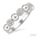 Bead Bijoux Silver Bold Diamond Fashion Ring