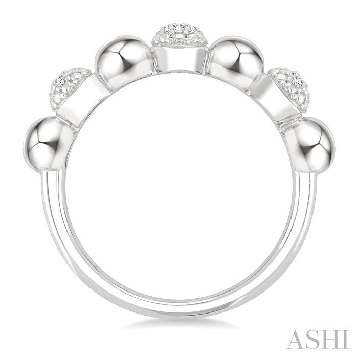 Bead Bijoux Silver Bold Diamond Fashion Ring