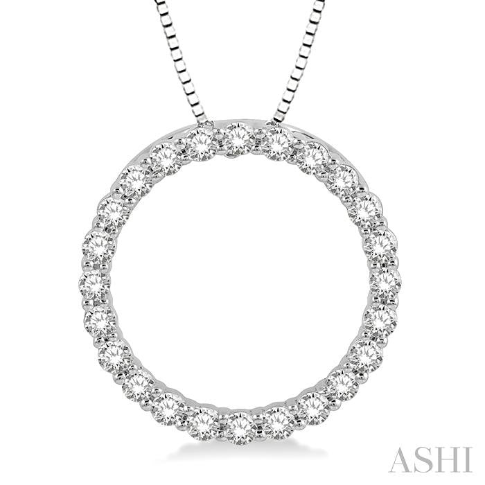 Circle Diamond Pendant