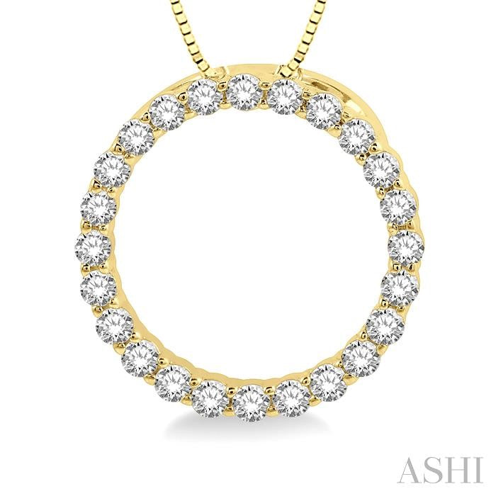 Circle Diamond Pendant