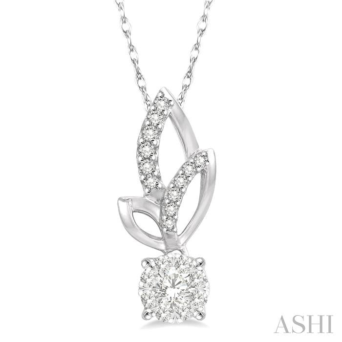 Round Shape Lovebright Diamond Fashion Pendant