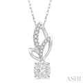 Round Shape Lovebright Diamond Fashion Pendant