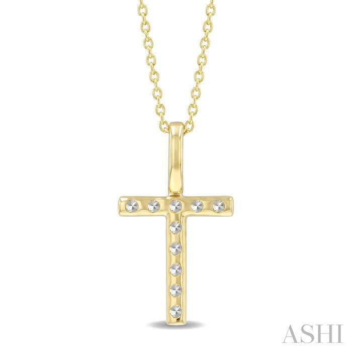 Classic 'T' Initial Diamond Pendant