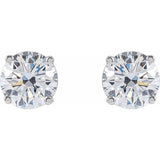 14K White 1 1/2 CTW Lab-Grown Diamond Stud Earrings