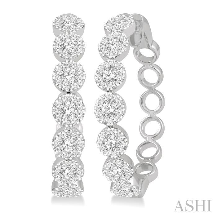 Lovebright Essential Diamond Hoop Earrings