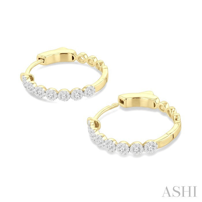 Lovebright Essential Diamond Hoop Earrings