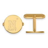 14k Gold LogoArt US Naval Academy Cuff Links