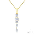 Mixed Shape Diamond Fashion Pendant