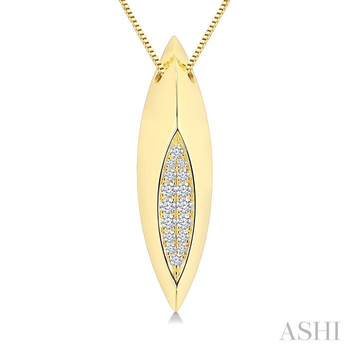 Marquise Shape Diamond Fashion Pendant