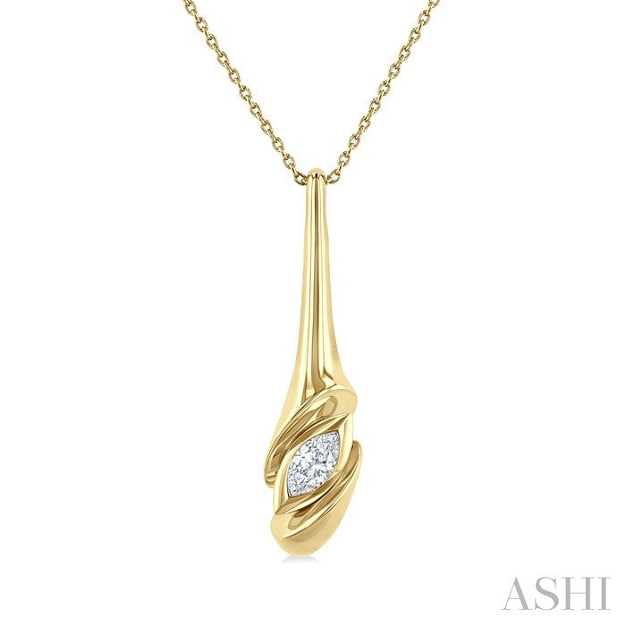 Twist Diamond Fashion Pendant