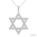 Star of David Diamond Fashion Pendant