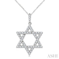 Star of David Diamond Fashion Pendant