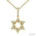 Star of David Petite Diamond Fashion Pendant