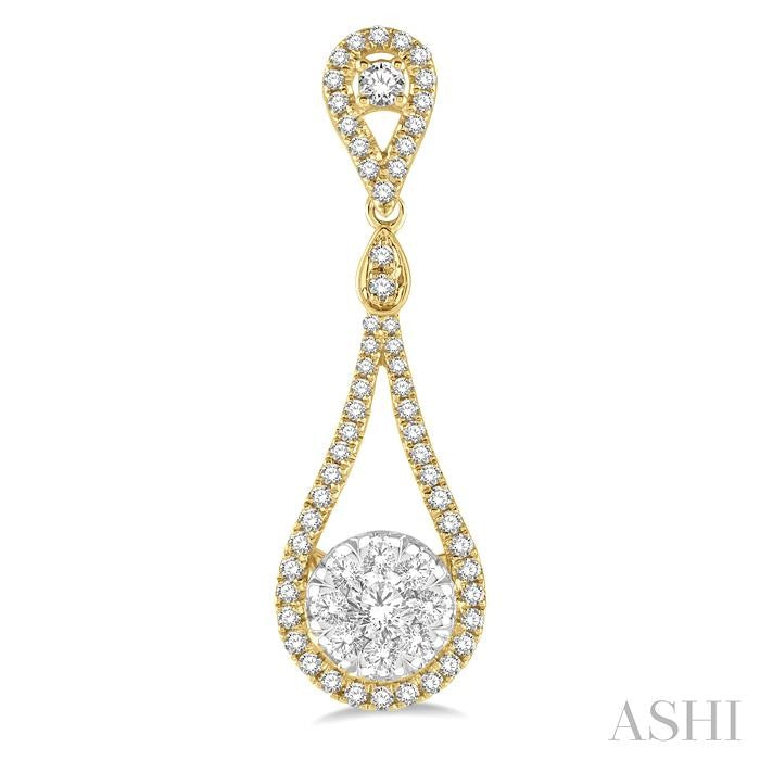 Pear Shape Lovebright Diamond Earrings