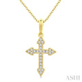 Cross Petite Diamond Fashion Pendant
