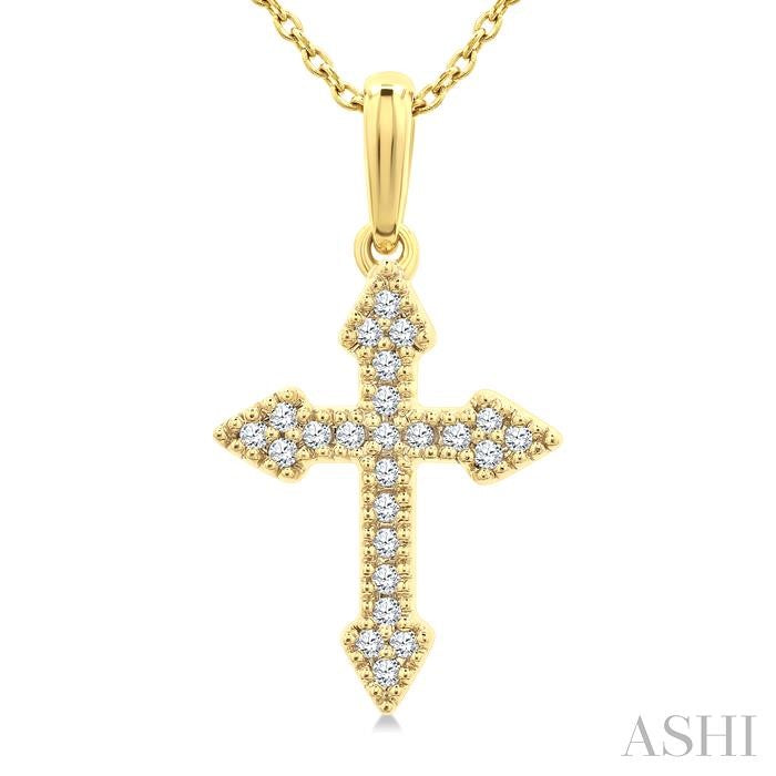 Cross Petite Diamond Fashion Pendant