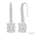 Round Shape Lovebright Essential Diamond Earrings