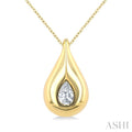 Pear Shape Diamond Fashion Pendant