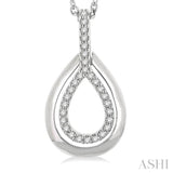 Pear Shape Petite Diamond Fashion Pendant