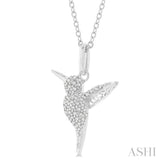 Hummingbird Petite Diamond Fashion Pendant