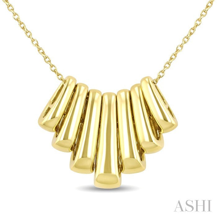 Pave-Set Diamond Fashion Pendant