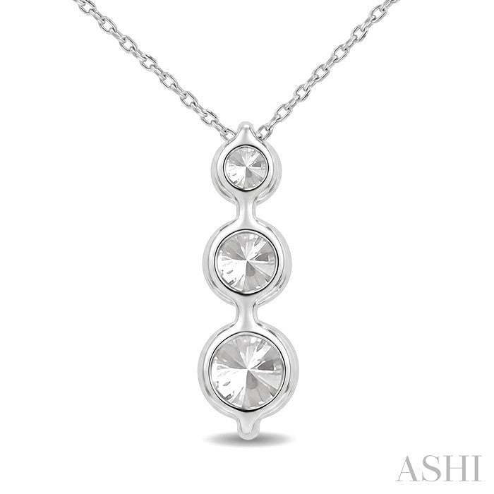 3 Stone Diamond Fashion Pendant