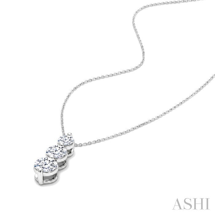 3 Stone Diamond Fashion Pendant