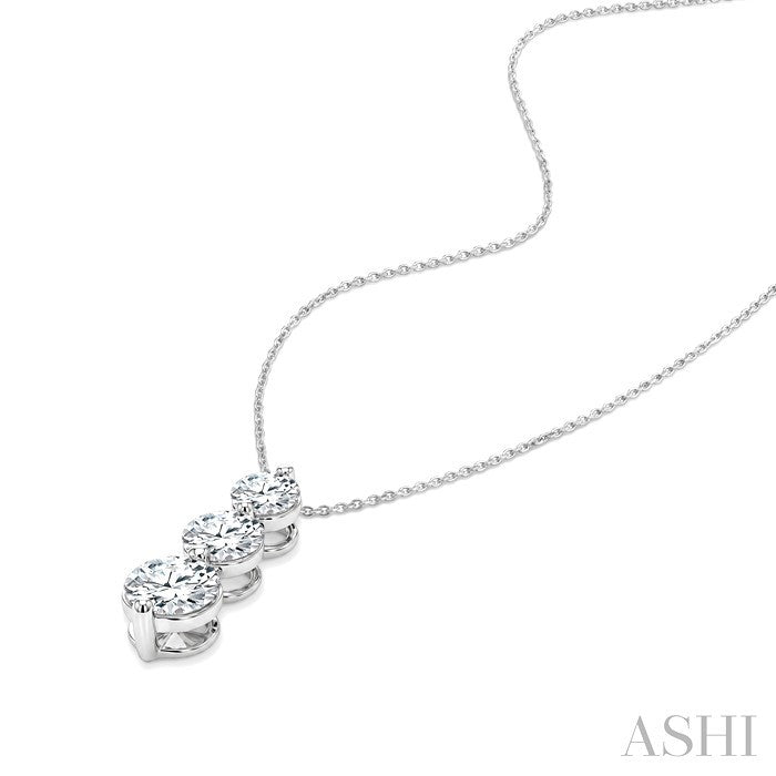 3 Stone Diamond Fashion Pendant