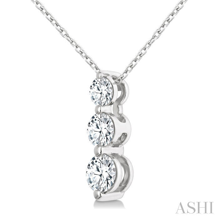 3 Stone Diamond Fashion Pendant