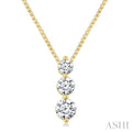 3 Stone Diamond Fashion Pendant