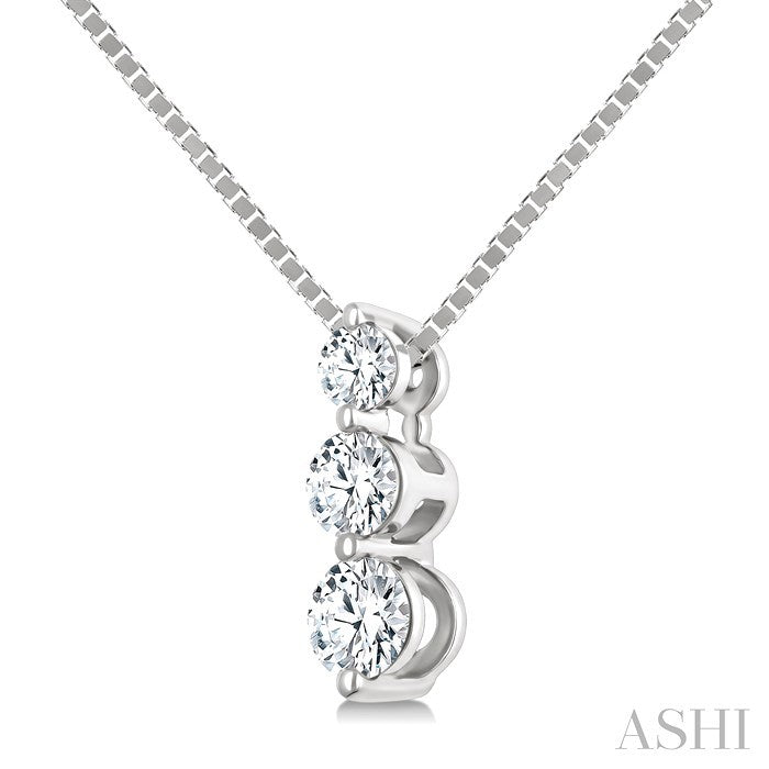 3 Stone Diamond Fashion Pendant